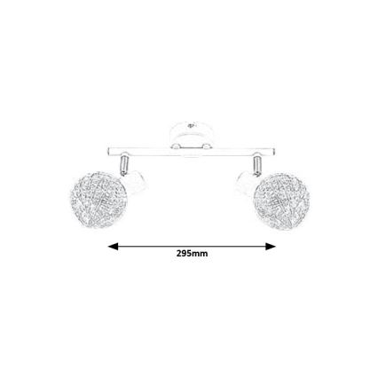 Rabalux - loft spotlys 2xE14/15W/230V