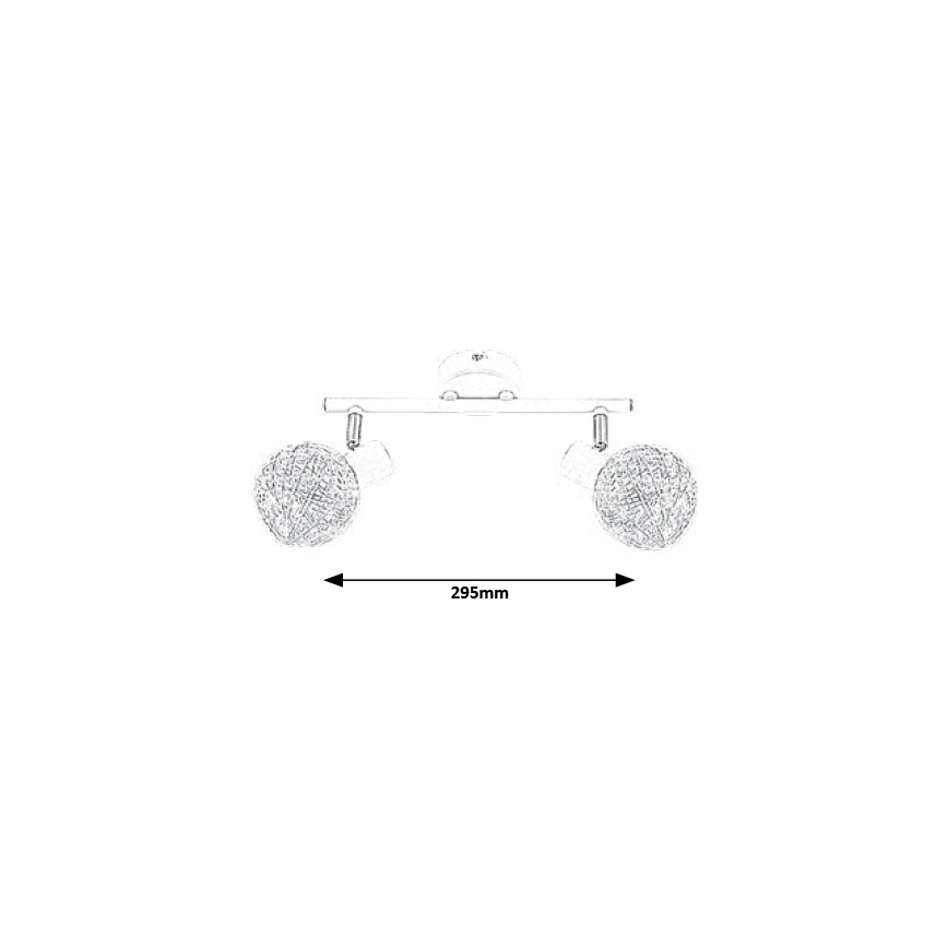 Rabalux - loft spotlys 2xE14/15W/230V