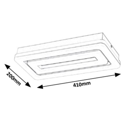 Rabalux - LED loftsbelysning LED/40W/230V