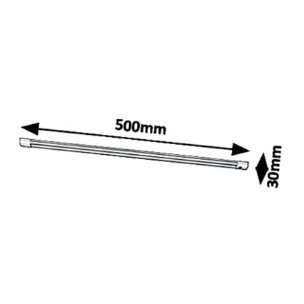 Rabalux - LED underskabslampe dæmpbar med sensor LED/8W/230V