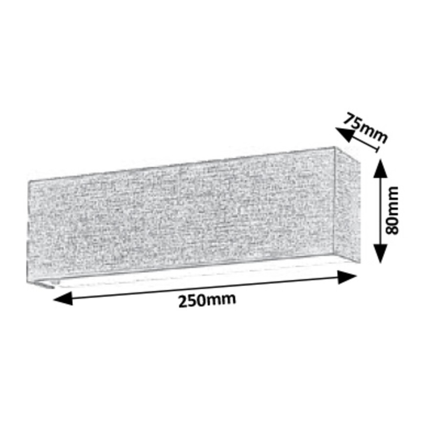 Rabalux - LED væglampe LED/6W/230V