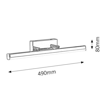 Rabalux - Badeværelsesbelysning LED/12W/230V IP44