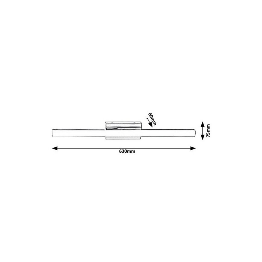 Rabalux - LED badeværelses væglampe LED/13W/230V IP44