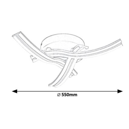 Rabalux - LED loftsbelysning LED/40W/230V
