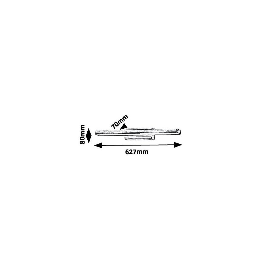 LED badeværelses spejlbelysning LED/18W/230V IP44