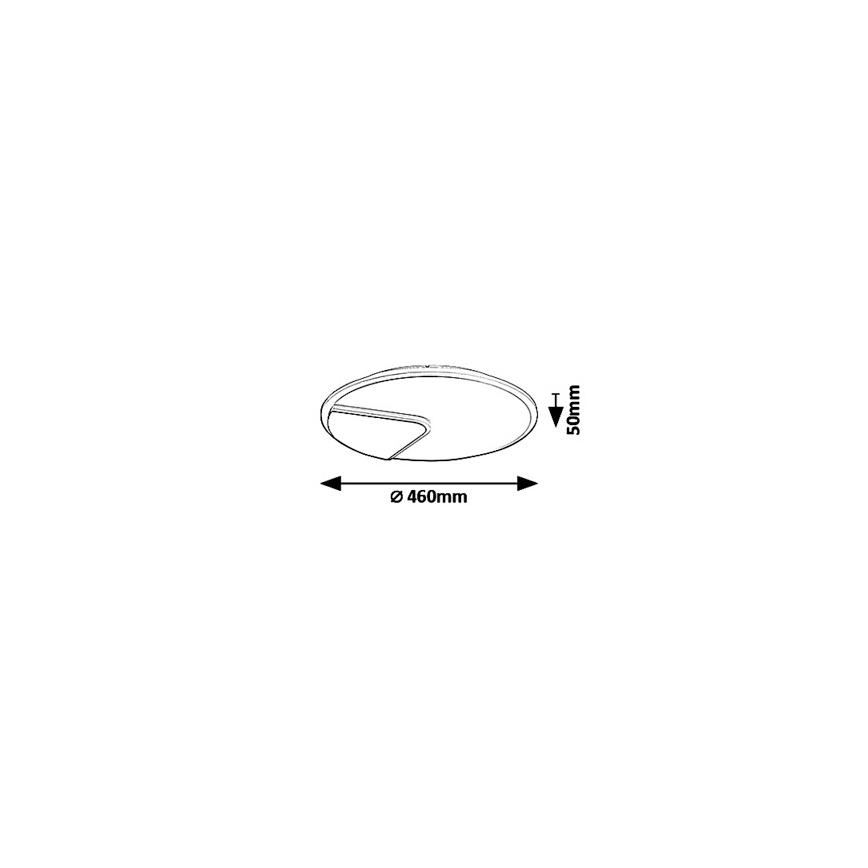 Rabalux - LED loftlampe BOSWELL LED/40W/230V diameter 46 cm