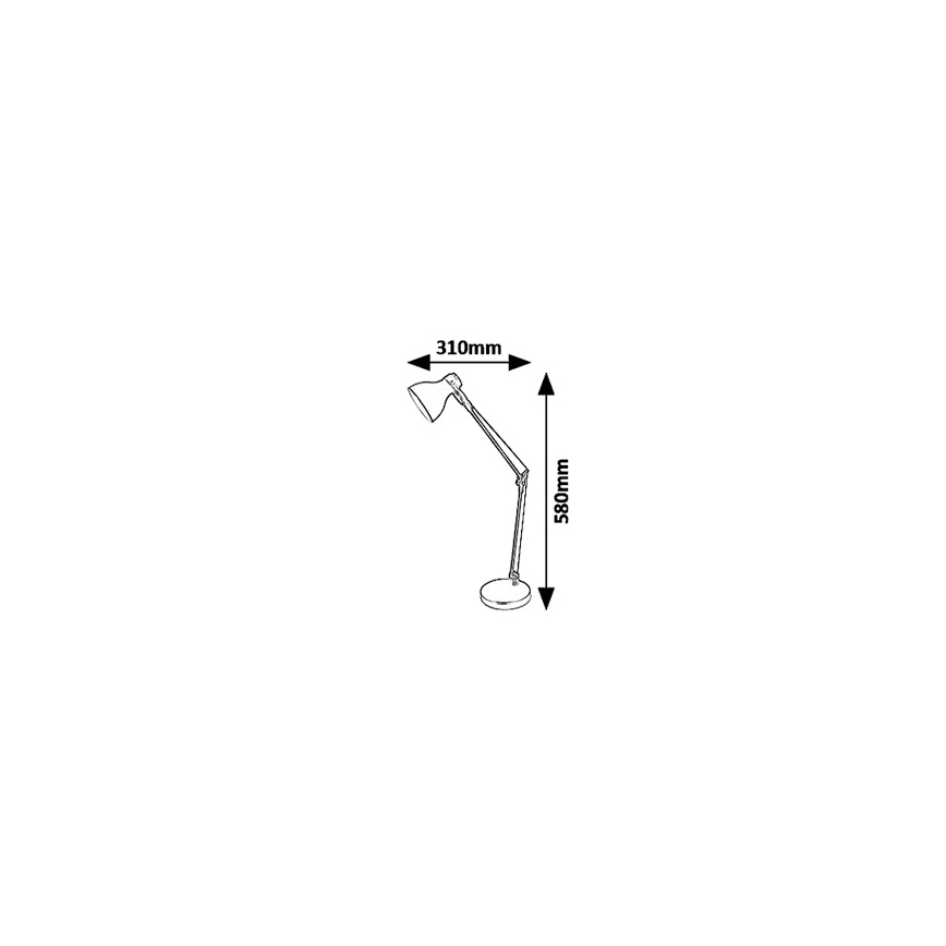 Rabalux 6408 - Bordlampe CARTER 1xE14/11W/230V