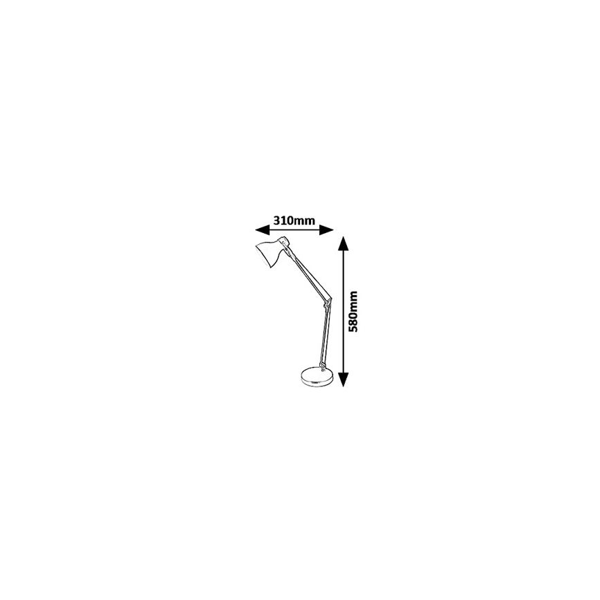 Rabalux 6409 - Bordlampe CARTER 1xE14/11W/230V