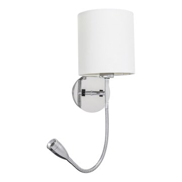 Rabalux 6529 - Væglampe LARKIN 1xE27/40W+LED/3W