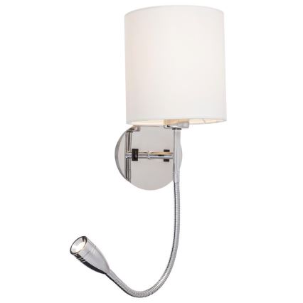 Rabalux 6529 - Væglampe LARKIN 1xE27/40W+LED/3W