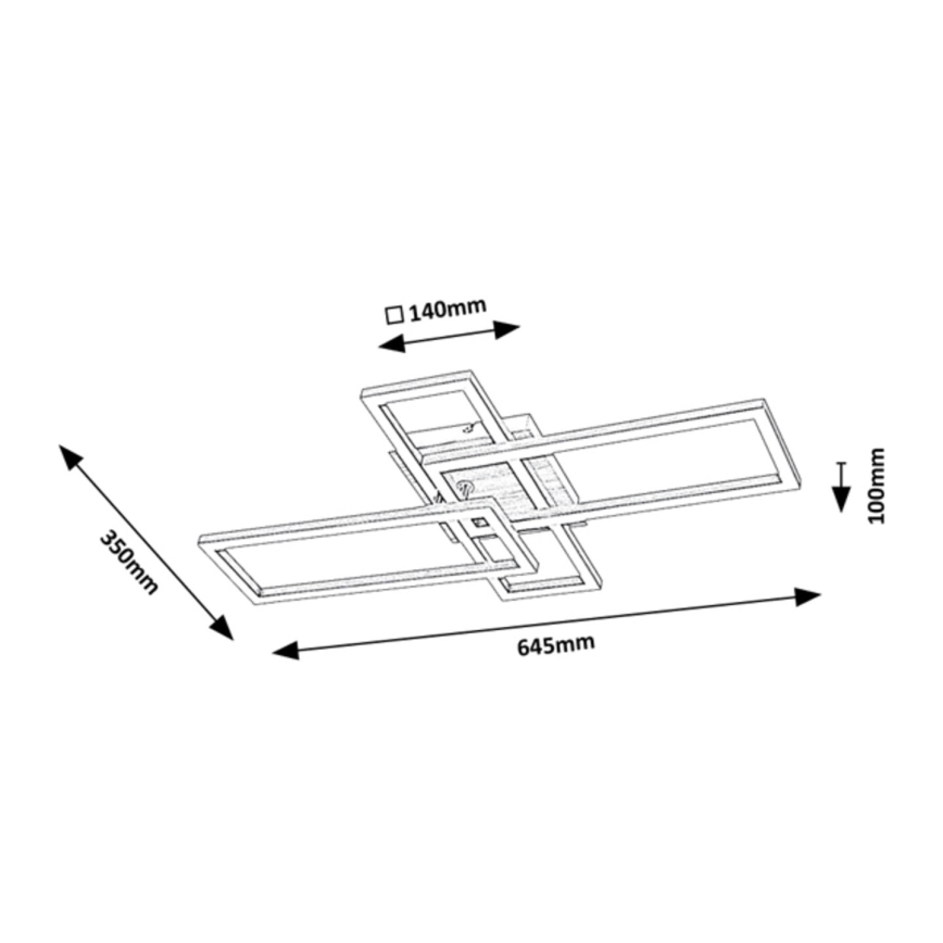 Rabalux - LED loftlampe LED/24W/230V