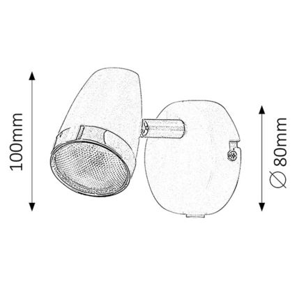 Rabalux - LED spotlamper LED/4W/230V