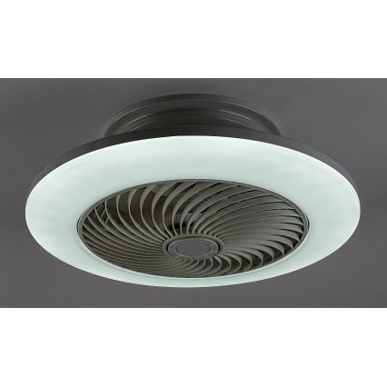 Rabalux - LED loftlampe med ventilator dæmpbar DALFON LED/36W/230V 3000-6000K + fjernbetjening