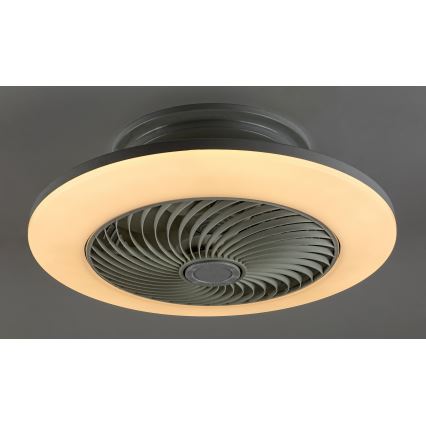 Rabalux - LED loftlampe med ventilator dæmpbar DALFON LED/36W/230V 3000-6000K + fjernbetjening