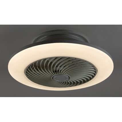 Rabalux - LED loftlampe med ventilator dæmpbar DALFON LED/36W/230V 3000-6000K + fjernbetjening