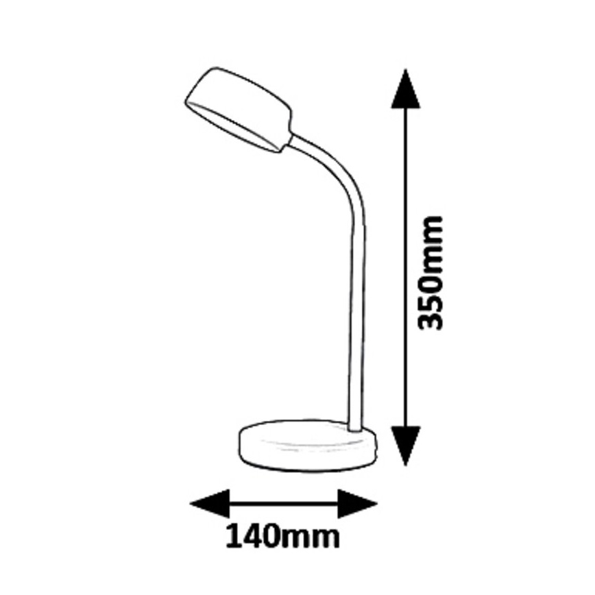 Rabalux 6778 - LED bordlampe BERRY LED/4,5W/230V