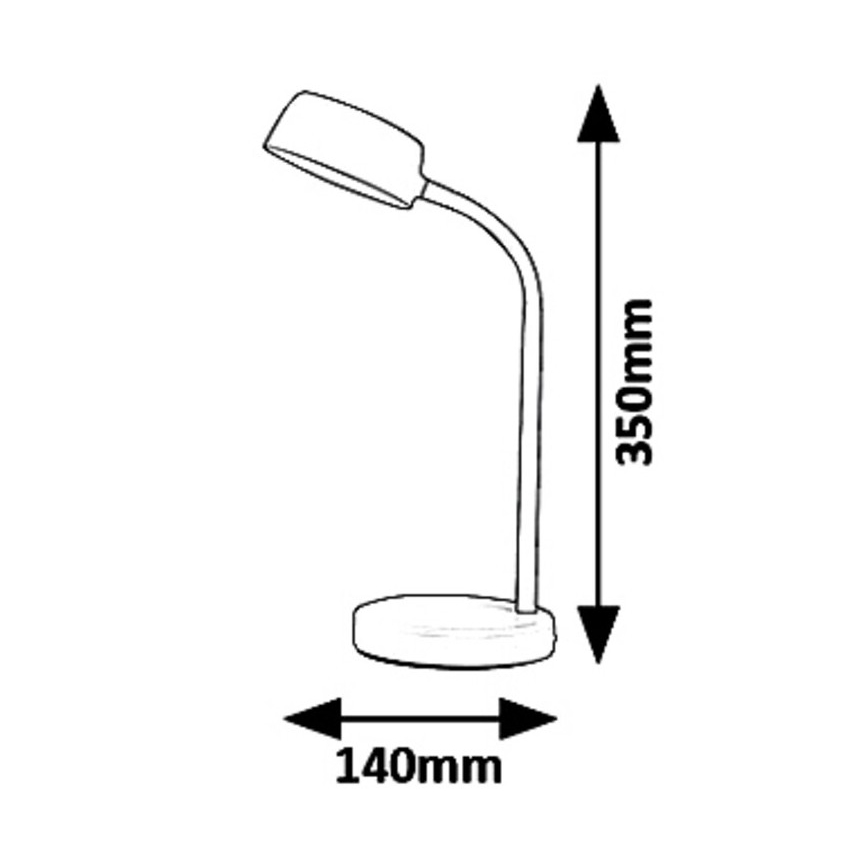 Rabalux 6779 - LED bordlampe BERRY LED/4,5W/230V