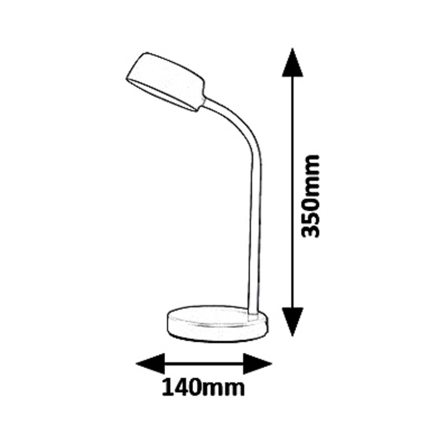 Rabalux 6780 - LED bordlampe BERRY LED/4,5W/230V