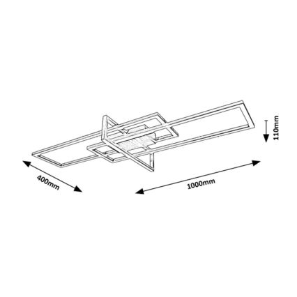 Rabalux - LED loftlampe dæmpbar LED/35W/230V