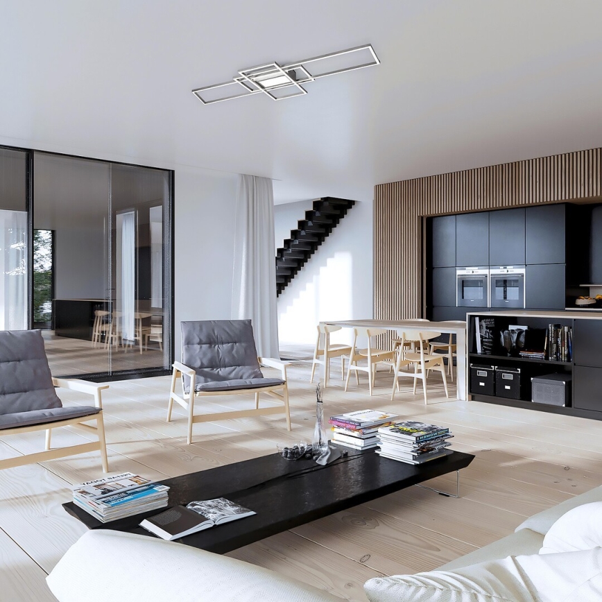 Rabalux - LED-dæmpbar loftlampe LED/54W/230V 3000-6500K + fjernbetjening 42x105 cm