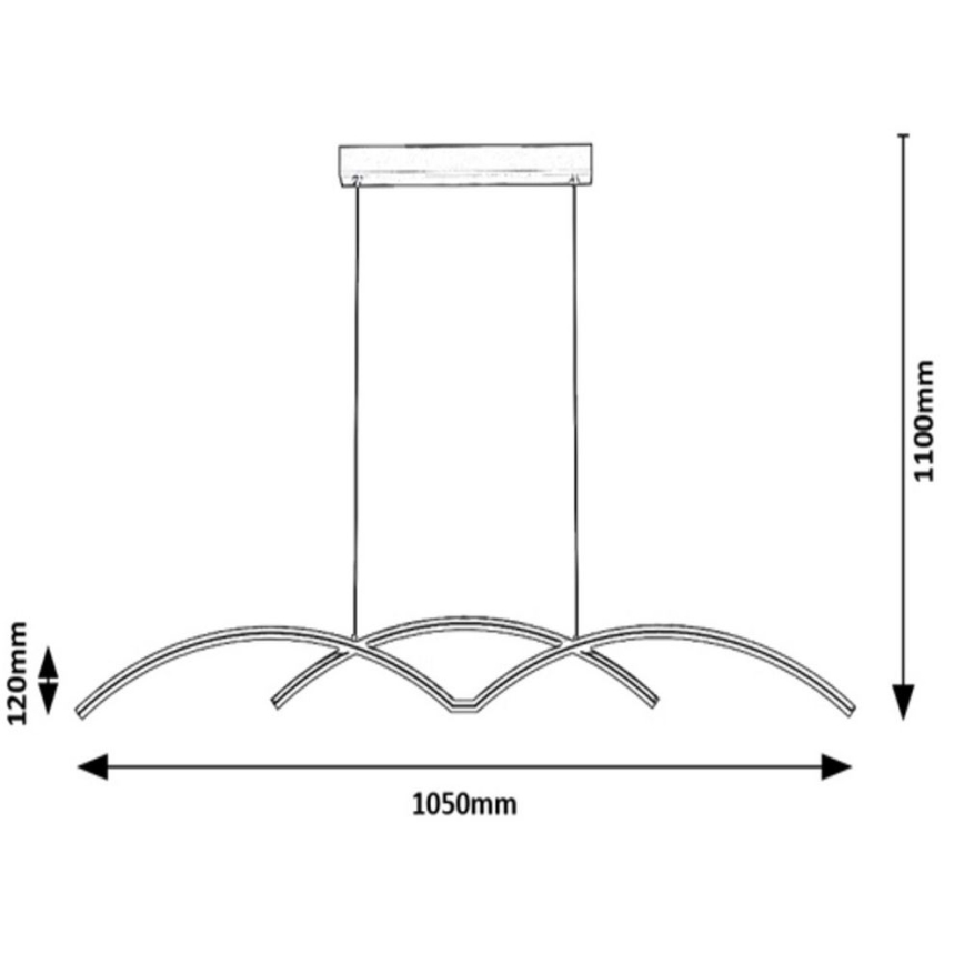 Rabalux - LED pendel LED/40W/230V