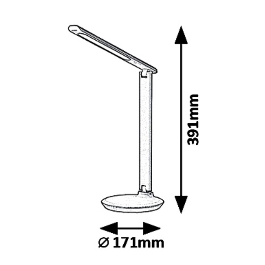 Rabalux 6980 - LED lysdæmper bordlampe OSIAS LED/9W/230V
