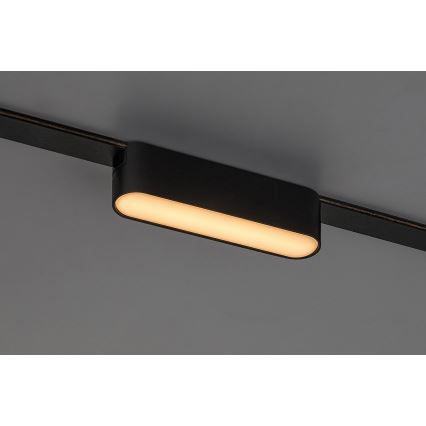 Rabalux - LED loftlampe til 1-faset skinnesystem LED/6W/230V 3000K 11,5 cm sort