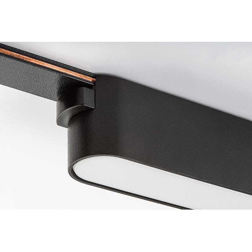 Rabalux - LED loftlampe til 1-faset skinnesystem LED/12W/230V 3000K 22 cm sort