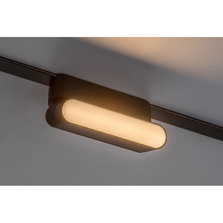 Rabalux - LED Loftlampe til 1-faset skinnesystem LED/6W/230V 3000K 11,5 cm sort