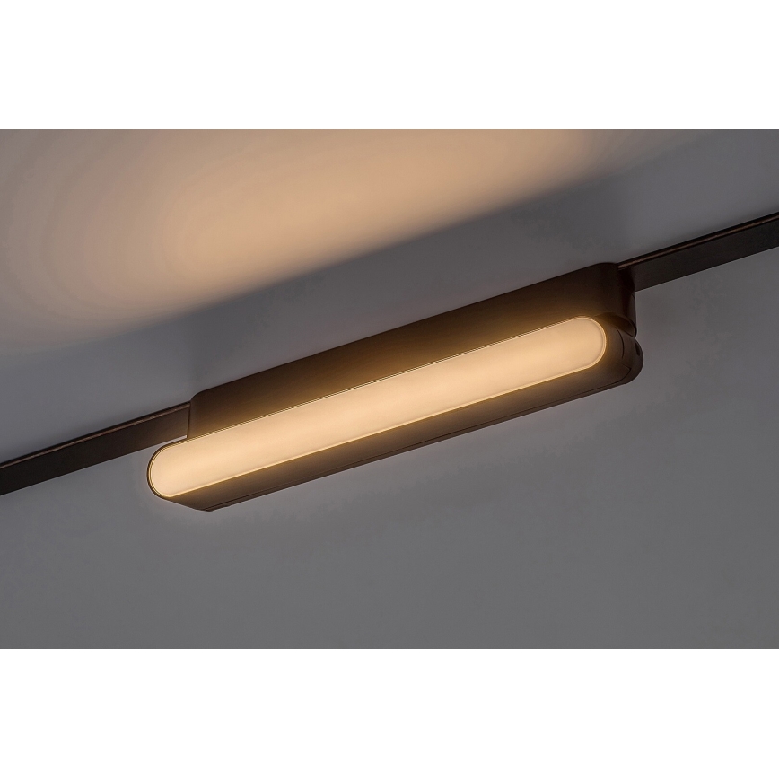 Rabalux - LED Loftlampe til 1-faset skinnesystem LED/12W/230V 3000K 22 cm sort