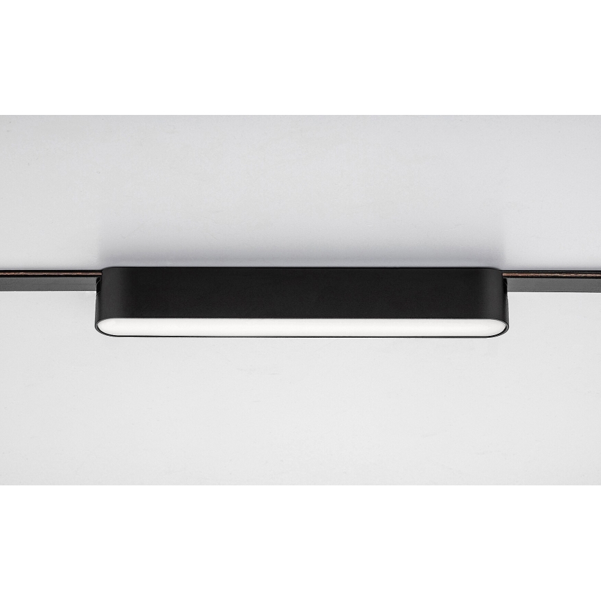 Rabalux - LED Loftlampe til 1-faset skinnesystem LED/12W/24V 4000K 22 cm sort