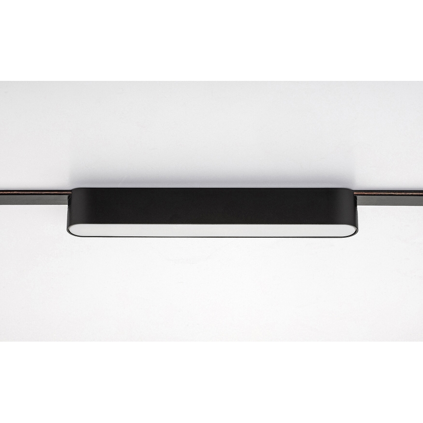 Rabalux - LED Loftlampe til 1-faset skinnesystem LED/12W/24V 4000K 22 cm sort