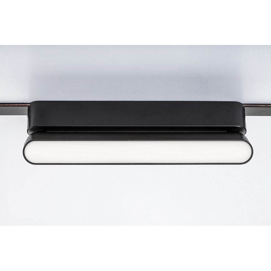 Rabalux - LED Loftlampe til 1-faset skinnesystem LED/12W/230V 4000K 22 cm sort