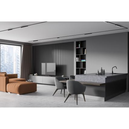 Rabalux - LED loftlampe dæmpbar til 1-faset skinnesystem LED/12W/24V 2700-5500K Wi-Fi Tuya 22 cm sort