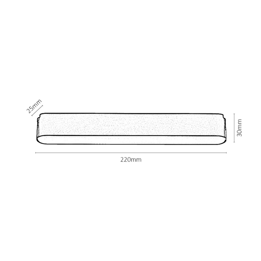 Rabalux - LED loftlampe dæmpbar til 1-faset skinnesystem LED/12W/24V 2700-5500K Wi-Fi Tuya 22 cm sort