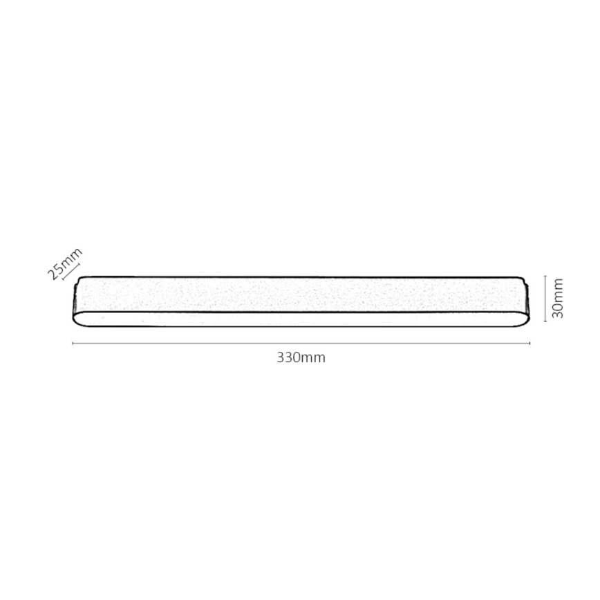 Rabalux - LED loftlampe dæmpbar til 1-faset skinnesystem LED/16W/24V 2700-5500K Wi-Fi Tuya 33 cm sort