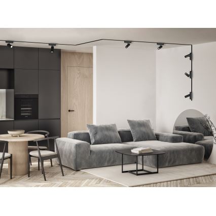 Rabalux - LED spotlampe dæmpbar til 1-faset skinnesystem LED/9W/24V 2700-5500K Wi-Fi Tuya sort