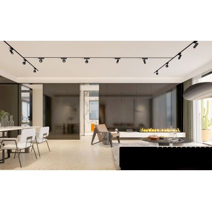 Rabalux - LED spotlampe dæmpbar til 1-faset skinnesystem LED/9W/24V 2700-5500K Wi-Fi Tuya sort