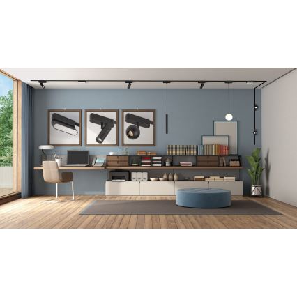Rabalux - LED loftlampe dæmpbar til 1-faset skinnesystem LED/4W/24V 2700-5500K Wi-Fi Tuya 11,5 cm sort