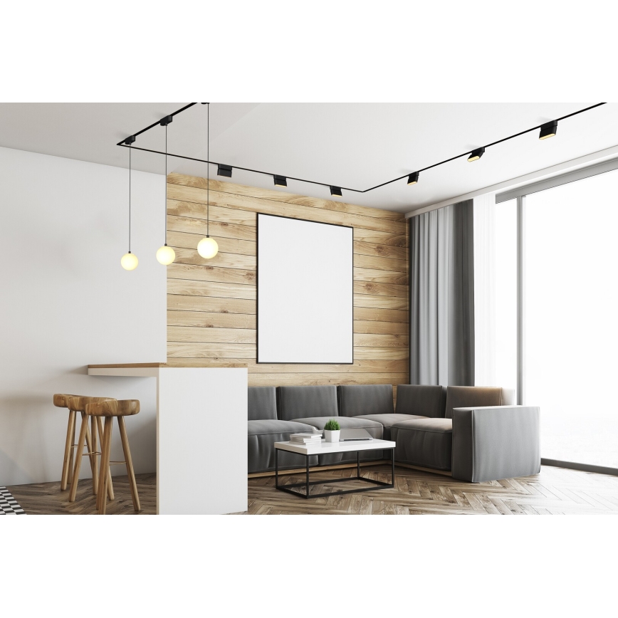 Rabalux - LED loftlampe dæmpbar til 1-faset skinnesystem LED/4W/24V 2700-5500K Wi-Fi Tuya 11,5 cm sort