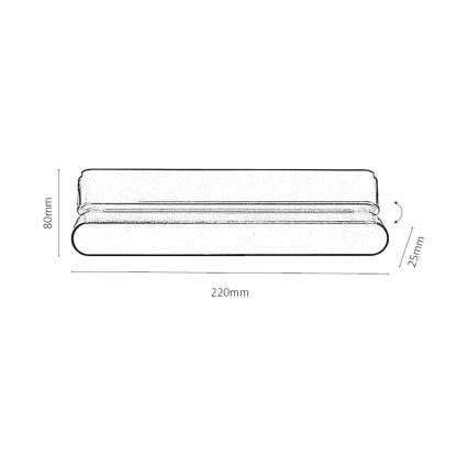 Rabalux - LED loftlampe dæmpbar til 1-faset skinnesystem LED/7W/24V 2700-5500K Wi-Fi Tuya 22 cm sort