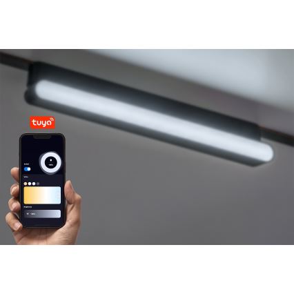 Rabalux - LED loftlampe dæmpbar til 1-faset skinnesystem LED/13W/24V 2700-5500K Wi-Fi Tuya 33 cm sort