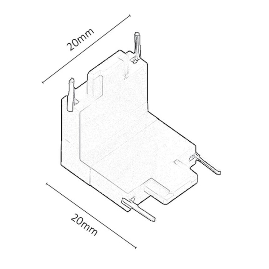 Rabalux - Connector til belysning i skinne system type L