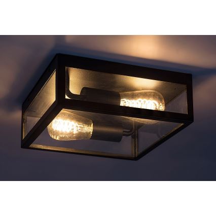 Rabalux - Udendørs loftlampe 2xE27/60W/230V IP23