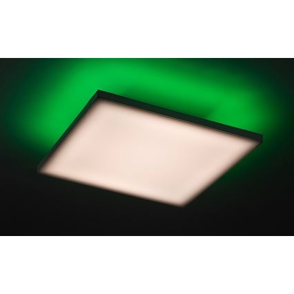 Rabalux - LED loftlampe dæmpbar RGB-farver LED/18W/230V 3000-6500K 30x30 cm + fjernbetjening