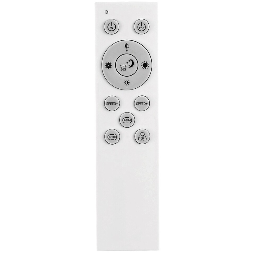 Rabalux - LED loftlampe dæmpbar RGB-farver LED/18W/230V 3000-6500K 30x30 cm + fjernbetjening