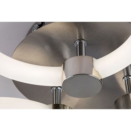Rabalux - Dæmpbar LED-loftlampe, 21 W, 230 V, 3000/4000/6000 K, med fjernbetjening, Ø 41 cm