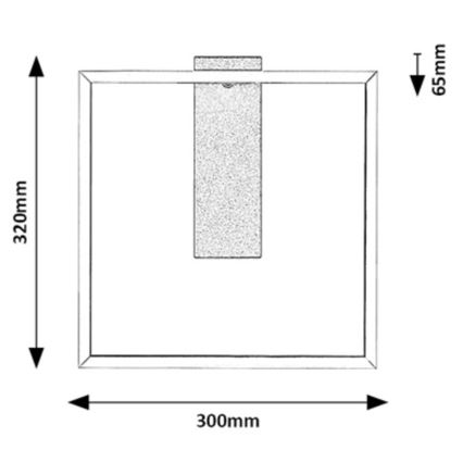 Rabalux - LED væglampe LED/14W/230V 4000K