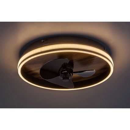 Rabalux - LED loftlampe med ventilator dæmpbar LED/30W/230V 3000-6500K + fjernbetjening