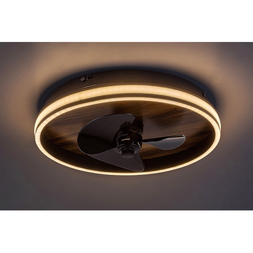 Rabalux - LED loftlampe med ventilator dæmpbar LED/30W/230V 3000-6500K + fjernbetjening